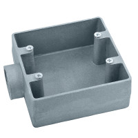 ราคา FS BOX บล็อคเหล็ก กล่องเหล็ก บล็อคอลูมิเนียม สำหรับฝา WIDE SERIES 2x4 4x4 รู 1 2 FS Box 2 x4 4 x4 (14696389137)