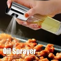 ราคา 100ml Oil Sprayer Food Grade Stainless Steel PP Portable Spray Oil Bottle for Cooking and Kitch (18903738481)