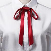 ราคา F08I Chic Lithe อุปกรณ์เสริมเสื้อเชิ้ตนักเรียนริบบิ้นย้อนยุคโรงเรียนหูกระต่ายริบบิ้นโบว์ Cravat ซาติน Bowtie (7341170806)