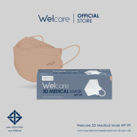 ราคา Welcare Official Welcare 3D Mask WF 99 หน้ากากอนามัยทางการแพทย์ แบบกล่องจำนวน 50 ชิ้น กล่อง (21536389102)