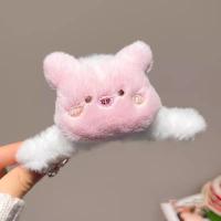 ราคา DKC เครื่องเพชรพลอยตุ๊กตากิ๊ฟติดผมขนาดใหญ่สำหรับผู้หญิงน่ารักกระต่ายคิตตี้ที่หนีบผมปากปลาฉลามเครื่องประดับแฟชั่นผมตุ๊กตา (20395826106)