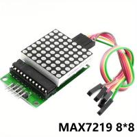 ราคา 1PCS MAX7219 8x8 LED Dot Matrix Display Module MCU Control for Arduino 5V Input Output Common Cathode (21025750954)