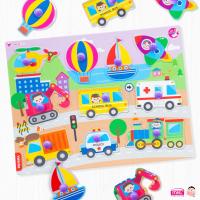 ราคา กระดานจิ๊กซอว์ กระดานจ๊ะเอ๋ จิ๊กซอว์หมุด กขค ABC 123 เสริมทักษะและช่วยการจดจำของเด็ก กระดานหมุด jigsaw หมุด ของเล่นเด็ก (21763661107)