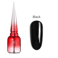 ราคา สีเจล AS สีขาว สีขาวนม สีดำโปร่งใส สีดำ สีเจลทาเล็บ ยาทาเล็บ เล็บเจล (17562487110)