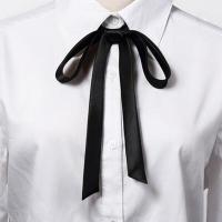 ราคา F08I Chic Lithe อุปกรณ์เสริมเสื้อเชิ้ตนักเรียนริบบิ้นย้อนยุคโรงเรียนหูกระต่ายริบบิ้นโบว์ Cravat ซาติน Bowtie (7341170801)