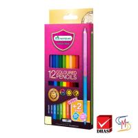 ราคา Master Art มาสเตอร์อาร์ต สีไม้ ดินสอสี แท่งยาว 12 48 สี (21777157956)