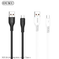 ราคา OUKU X25 3A สายชาร์จเร็ว DATA CABLE สายชาร์จโทรศัพท์มือถือสำหรับ L Micro USB Type C ความยาว 1 เมตร รองรับชาร์จเร็ว (21581834416)