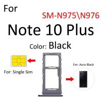 ราคา อะแดปเตอร์เต้าเสียบถาดใส่ไมโคร SD ซิมการ์ดสำหรับ Samsung Galaxy Note 10 Plus 5G N970 N975 N976ที่ยึดชิ้นส่วนซ่อมภาชนะเครื่องอ่านสล็อต (19178561672)