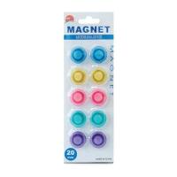 ราคา หมุดแม่เหล็ก MAGNET เม็ดแม่เหล็ก ขนาด 20 30 40mm คละสี แม่เหล็กติดกระดาน เม็ดแม่เหล็กติดบอร์ด เม็ดแม่เหล็กกลม 1แพ็ค (12676962426)