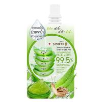 ราคา 1ซอง Smooto Aloe E Snail Bright Gel สมูทโตะ เจลว่านหางจระเข้ 50กรัม (2413052324)