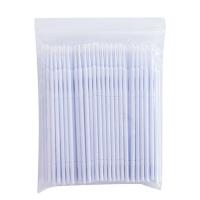 ราคา Swab Applicator ผ้าฝ้าย Swab 100pcs Lint ฟรี Micro แปรง Cotton Buds Swabs Eyelash กาวถอด Grafting Cotton Sticks wonderful (21123808603)