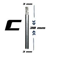 ราคา ดอกคาร์ไบด์ เจียรนัย ชุดดอกกัด แกน3มิล หัว3มิล 10ตัว ชุด (16620722754)