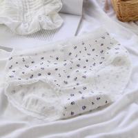 ราคา สินค้าพร้อมส่งจากไทย TOPLIST TL N638 กางเกงในผ้าคอตตอน ใส่สบายผ้านุ่มโทนสีม่วงแต่งลูกไม้น่ารัก (15557507735)
