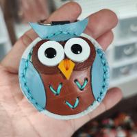 ราคา พวงกุญแจนกฮูก พวงกุญแจหนังแท้ พวงกุญแจรถยนต์ พวงกุญแจตุ๊กตานกฮูก พวงกุญแจ สีสวยน่ารัก ทำจากหนังแท้ รับประกันความทนทาน (14387959228)