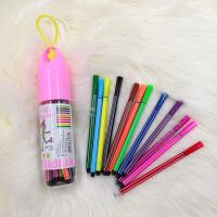 ราคา สีเมจิก ปากกาเมจิก ดินสอสอสี 12 สี วาดเขียน ไฮไลต์ ระบายสี บรรจุกระปุกละ 12 ด้าม 12 สี (19578135763)