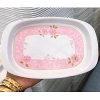 ราคา จานแปล ขนาด22 14 cm จานซุปเปอร์แวร์ จานเปลใส่ขนม จานขนมหวาน จานประดับ จานใส่ขนม จานลายดอกไม้ จานเมลามีน จานสวยๆ จาน (10484058522)