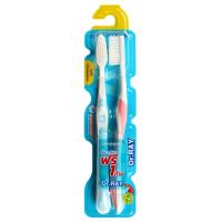ราคา แพ็คคู่คุ้มกว่า Dr RAY Fine Clean แปรงสีฟันหัวเรียวขนนุ่ม ด้ามจับหุ้มยางกันลื่น D24 (20113151022)