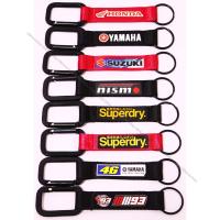 ราคา พร้อมส่งจากไทย พวงกุญแจผ้าซิ่ง พวงกุญแจ งานสกรีน สไตล์ JDM ญี่ปุ่น พวงกุญแจรถมอเตอร์ไซค์ V 15 (19670050710)