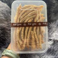 ราคา ข้าวเกรียบปลา ข้าวเกรียบทอดเส้นเฟรนฟราย ทอดแล้ว ทานได้เลย กรอบอร่อย กล่องละ 69 บาท (21376074750)