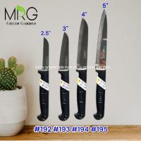 ราคา KIWI มีด มีดกีวี มีดปลายแหลม มีดkiwi มีดสแตนเลส มีด อเนกประสงค์ no 192 199 ด้ามดำ มีดทำครัว (19887276853)