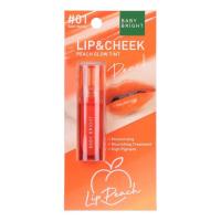 ราคา เบบี้ ไบร์ท ลิปทินท์ BABY BRIGHT LIP CHEEK PEACH GLOW TINT (10167118045)