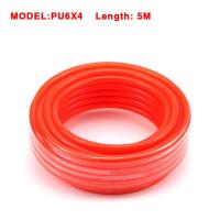 ราคา Pneumatic Pipe Tube Hose PU6X4mm OD 6mm ID 4 mmTransparent PU Air Gas Pipe Hose Blue Orange 5 Meters (12500417899)
