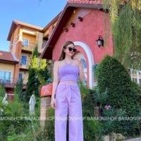 ราคา MO VIT SHOP D03 เสื้อสายเดี่ยว เสื้อสายฝอ ไขว้หน้า ผ้ายืดเยอะ นิ่ม จะอดใจไหวเหรอ เสื้อครอป เกาะอก KFC (15855265070)