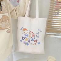 ราคา DGT BTS ได้รับอนุญาตให้เต้นรำผ้าใบกระเป๋า kpop BTS BT21 Shopper กระเป๋าสะพายค่าเล่าเรียนโรงเรียนค่าเล่าเรียน (20576882042)