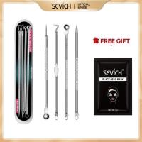 ราคา SEVICH ที่กดสิว 4 ชิ้น ชุดกดสิว อุปกรณ์กดสิว หน้ากากกำจัดสิวหัวดำ ที่บีบสิว เครื่องมือดูแลผิว (7893899595)