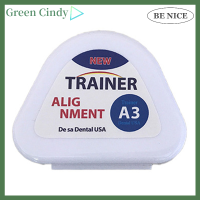 ราคา Green Cindy ทันตกรรมจัดฟันชุด3ขั้นตอนซิลิโคนการจัดตำแหน่งเทรนเนอร์ฟัน Retainer (21248508015)