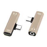 ราคา เส้นด้ายเอเลี่ยน 2 In 1 Dual Type C เป็น USB C 3 5มม อะแดปเตอร์ชาร์จเสียงหัวแปลงแยกสำหรับหัวเว่ยเสี่ยวหมี่เอชทีซีโนเกียค้อน (10448602161)