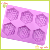 ราคา Canli แม่พิมพ์ซิลิโคนทำสบู่3D 6ชิ้นแม่พิมพ์ซิลิโคนรูปผึ้งทำด้วยมือแม่พิมพ์สบู่แฮนด์เมดแบบทำมือแม่พิมพ์เค้กรังผึ้งโฮมเมด (20238537440)