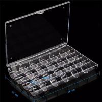 ราคา ดีมั้ย แยกงานหยิบง่าย กล่องอุปกรณ์ กล่องใสเล็บปลอม กล่องใส่เพชร กล่องใส่อะไหล่ (19409764198)
