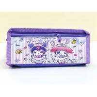 ราคา กระเป๋าใส่ปากกา กระเป๋า กระเป๋าดินสอ Pencil Bag Sanrio ลายคุโรมิ มายเมโลดี้ Kuromi My Melody น่ารัก กระเป๋าใส่ปากกาลายการ์ตูนน่ารักมาก ช่องซิป 2 ช่อง (21761131075)