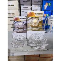 ราคา เชิงเทียนแก้ว เชิงเทียนรูปดอกบัว (18354889144)