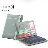 ราคา RFID Blocking Passport Cover ID Card Holder RFID Passport Cover Multi function Travel Wallet Passport Protector (20486796723)