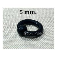 ราคา 1 ชิ้น จิวห่วงบอลสปริง พลาสติก น้ำหนักเบา สีดำ จิวห่วง จิวหู จิวบอล Plastic จิวห่วง (16068019839)