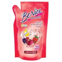 ราคา บีไนซ์ BeNice ครีมอาบน้ำ สบู่เหลว แบบถุงเติม 400 มล 1 ถุง เขียว ชมพู แดง พีช ขาว แอนตี้แบค เขียว ม่วง (21553370790)