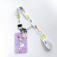 ราคา เชือกยาวคู่กระเป๋าเก็บบัตรพร้อมจี้บัตรนักเรียนเคสป้องกันการ์ด IC มิกกี้เมาส์แบบเรียบง่าย Relief พิมพ์ลายเป็ดโดนัลด์ (18720792454)