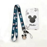 ราคา เชือกยาวคู่กระเป๋าเก็บบัตรพร้อมจี้บัตรนักเรียนเคสป้องกันการ์ด IC มิกกี้เมาส์แบบเรียบง่าย Relief พิมพ์ลายเป็ดโดนัลด์ (18720792458)