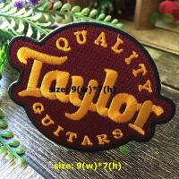 ราคา โลโก้ Gibson Taylor กีตาร์ ตัวรีดติดเสื้อ Hipster Embroidered Iron on Patch (10995612392)