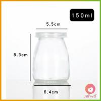 ราคา AllWell กระปุกพุดดิ้ง ขวดโยเกิร์ต แก้วมูส พร้อมฝาปิด 100ml 150ml 200ml การทำโยเกิร์ต ของหวาน DIY Pudding Bottle (21667872598)