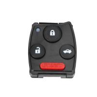 ราคา 3 1ปุ่มเชลล์กุญแจรถชุดกุญแจรีโมท Pad เปลี่ยนรถที่ครอบคลุมกรณี Fob สำหรับ Honda Accord CRV อุปกรณ์เสริมในรถยนต์ (3038252546)