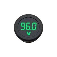 ราคา Hitch LED Digital แสดงผลเครื่องวัดโวลต์มิเตอร์แบบวงกลม DC 5 100V DC Digital Voltmeter (16491609507)