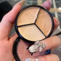 ราคา Sweet Mint Tri Color Concealer Waterproof Moisturizing Covers Spots Acne Marks Dark Circles (15130577358)