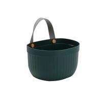 ราคา MAREING อุปกรณ์ติดผนัง ตะกร้าเก็บของแบบแขวนในห้องครัว พร้อมตะขอเกี่ยว เจาะฟรี ตะกร้าเก็บขิงกระเทียม กล่องเก็บของสำหรับเก็บ พลาสติกทำจากพลาสติก ตะกร้าผักผลไม้ ห้องน้ำในห้องน้ำ (21569342062)