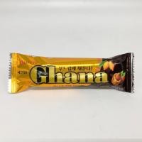 ราคา กาน่า ช็อคโกบาร์ Ghana Chocolate Bar ALMOND 43g ขนมเกาหลี CHOCO BAR อัลมอนด์เคลือบช็อคโกแลต 초코바 (20611310740)