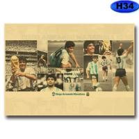 ราคา Diego Maradona โปสเตอร์กระดาษโปสเตอร์ย้อนยุคคราฟท์งานตกแต่งผนังสำหรับห้องนั่งเล่นบ้านห้องนอนบาร์42x30cm การตกแต่งศิลปะหัตถกรรม (17180537205)
