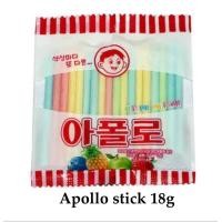 ราคา ขนมย้อนวัย ขนมวัยเด็ก apollo cc stick candy 35g 18g 아폴로 ขนมหลอดดูดรสผลไม้ ลูกอมแท่งโบราณ ลูกอมหลอดรสผลไม้ (21412416638)