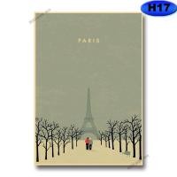 ราคา วินเทจท่องเที่ยวเมืองอะนิเมะโปสเตอร์ลอนดอน Newyork Paris ภูมิทัศน์กระดาษคราฟท์โปสเตอร์ผนังศิลปะภาพตกแต่งบ้านสติ๊กเกอร์ติดผนัง (14501858919)